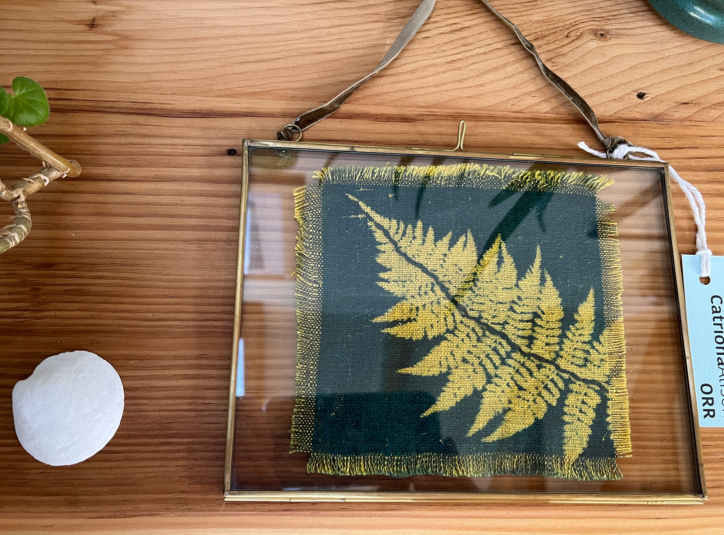 fern yanotype photogram