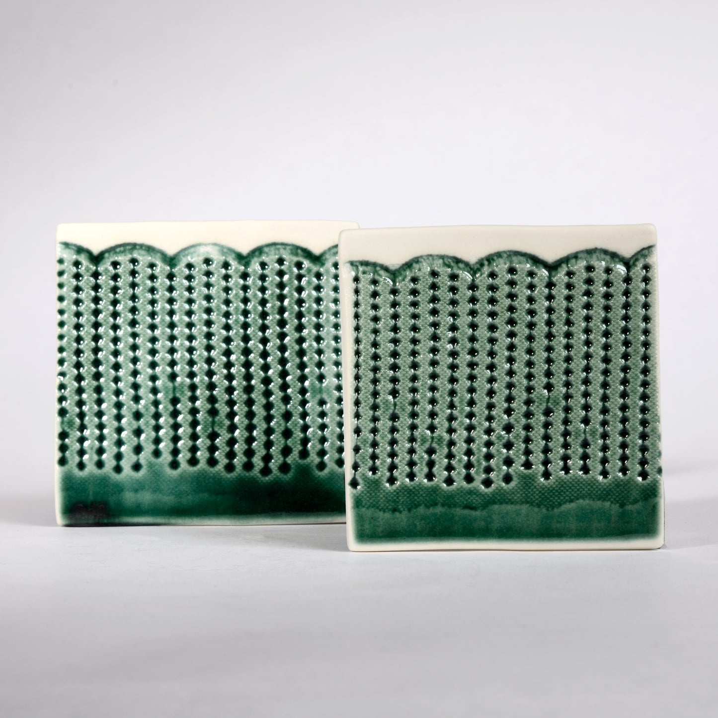 Porcelain ceramic coasters