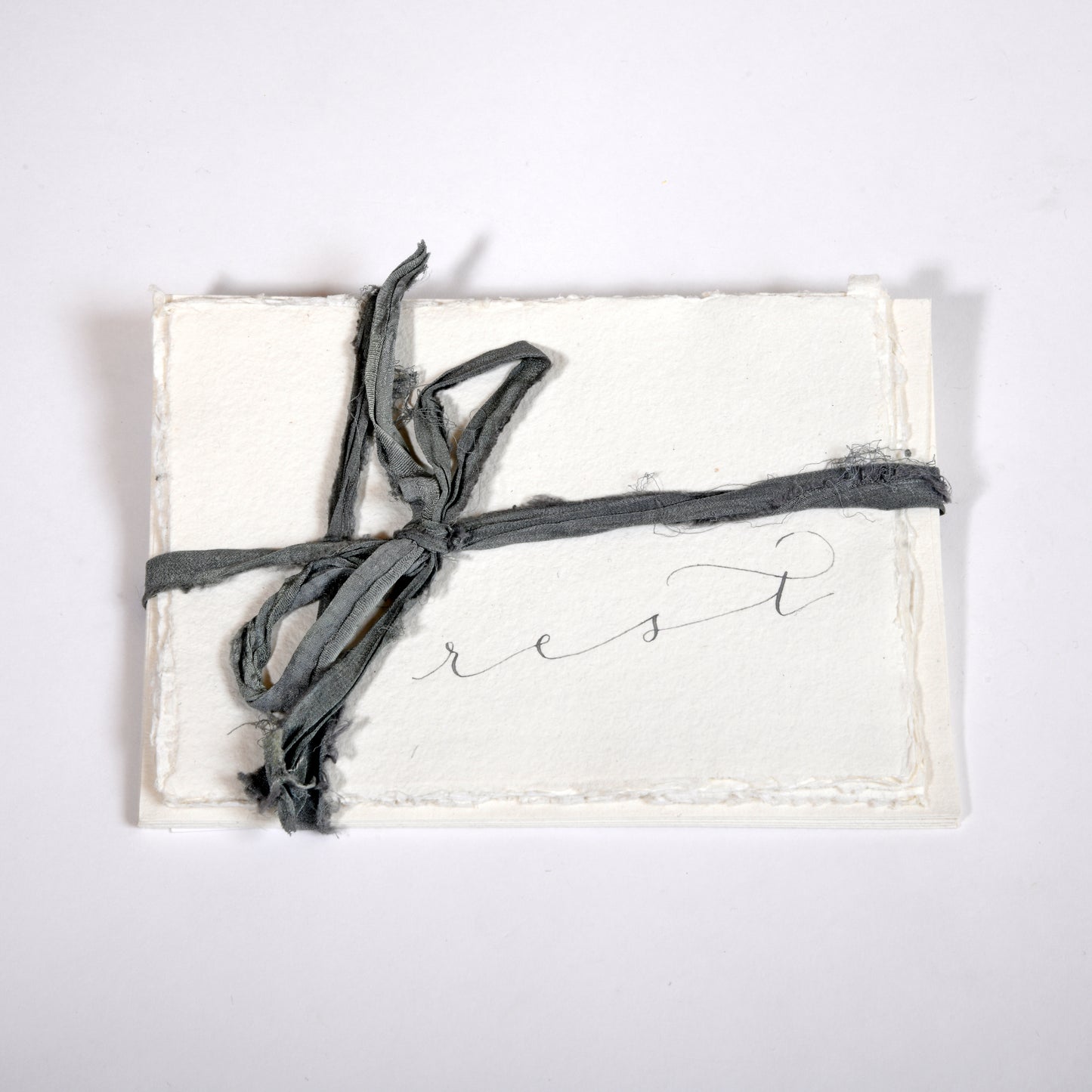 Note cards with contemporary calligraphy - "Mindful"