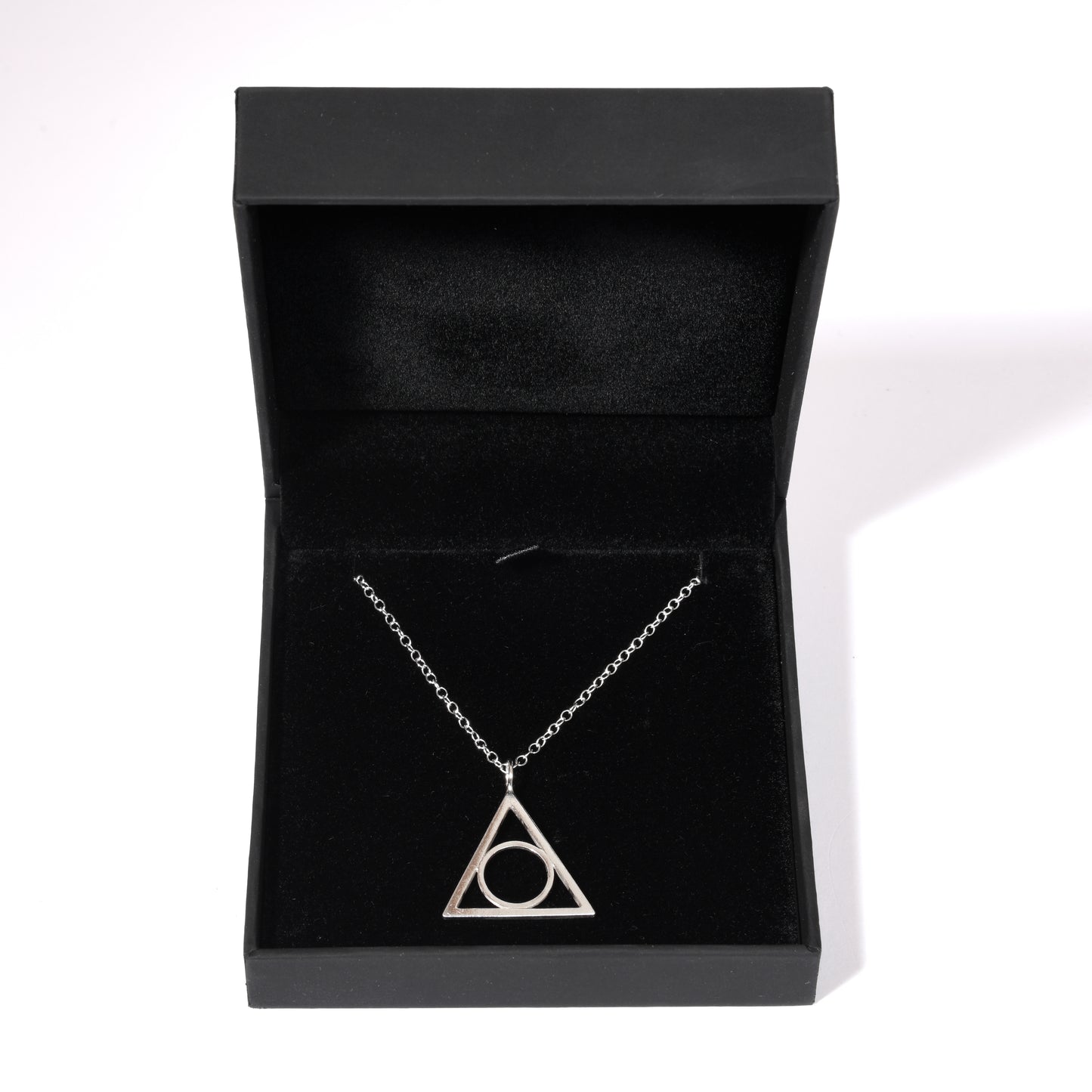 Silver Triangular Pendant