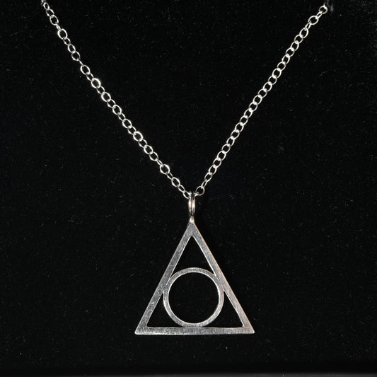 Silver Triangular Pendant