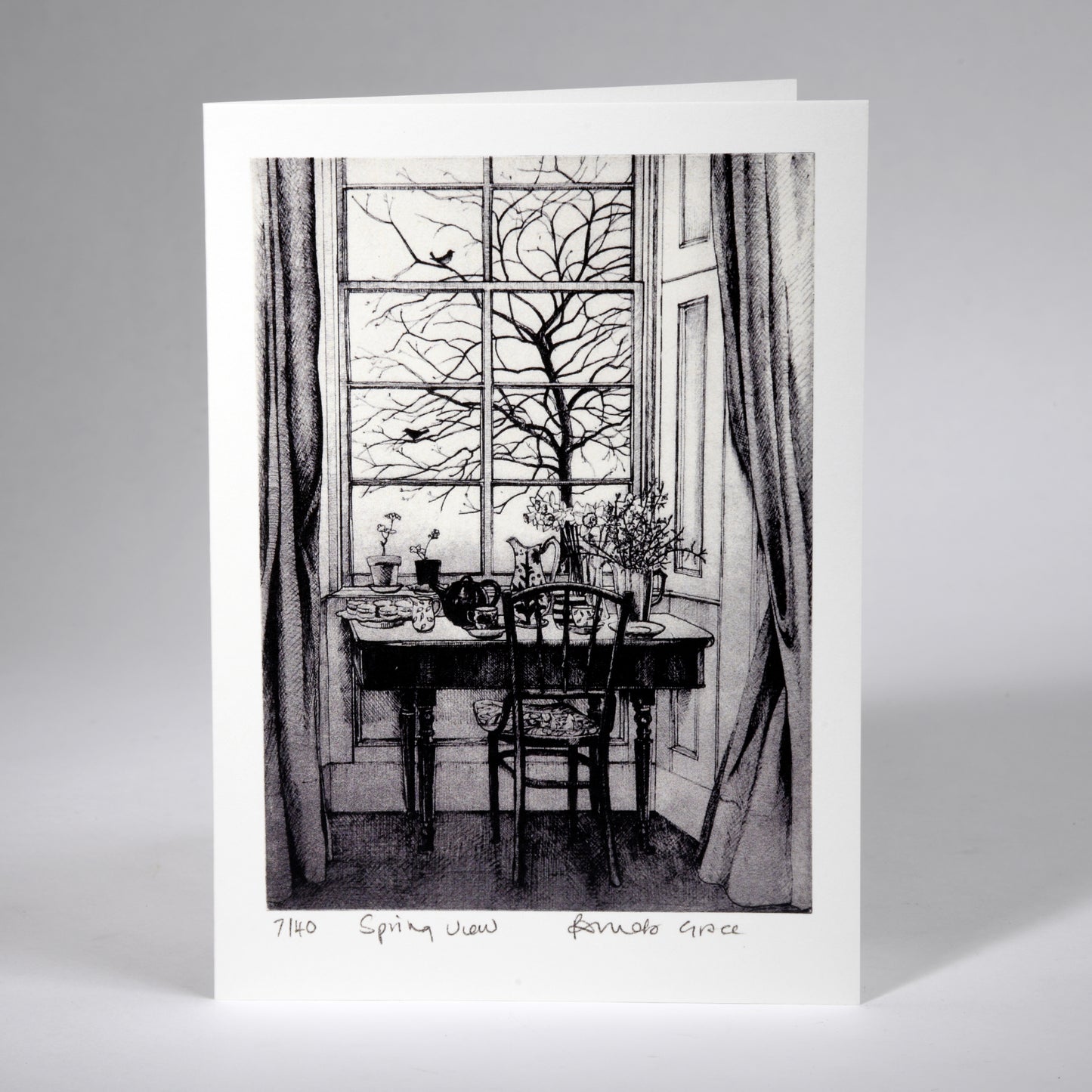 Card - Spring View. Pamela Grace.