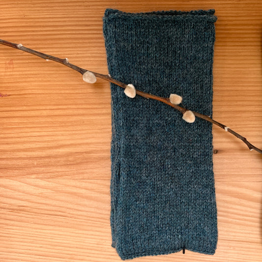 Storm Blue Wrist Warmers