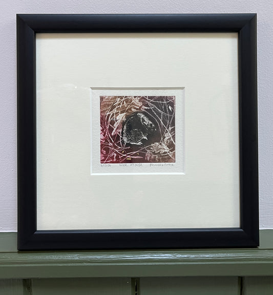 Framed print "Wee Mouse" by Pamela Grace