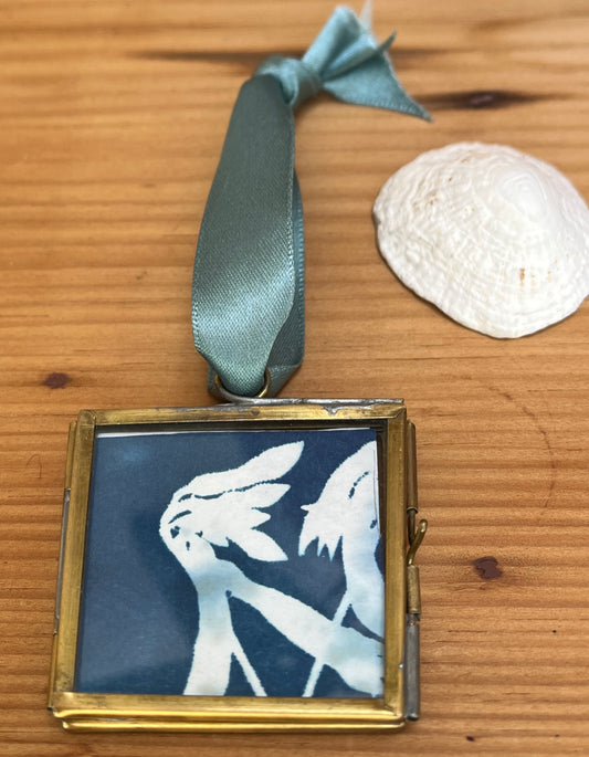 Mini Cyanotype - Kangaroo Paw