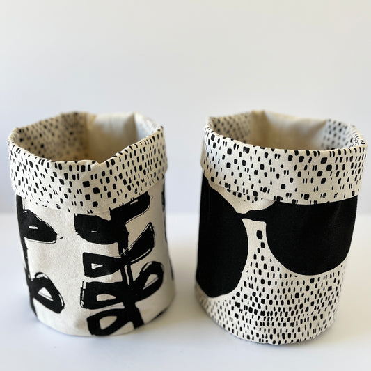 Fabric Storage Pot- MORSE design