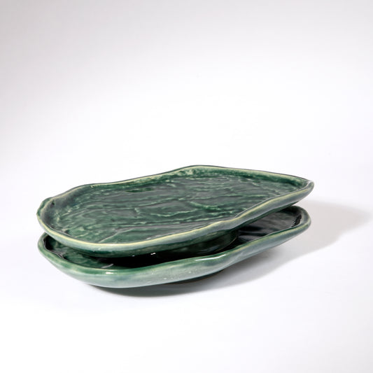 A tactile handmade plate inspired