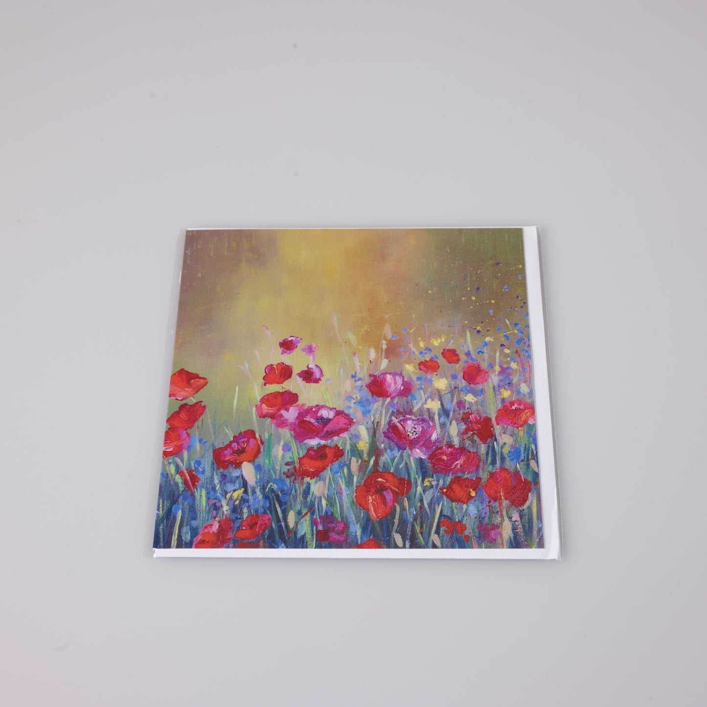 Card - Poppies and Cornflowers. Ann Smith