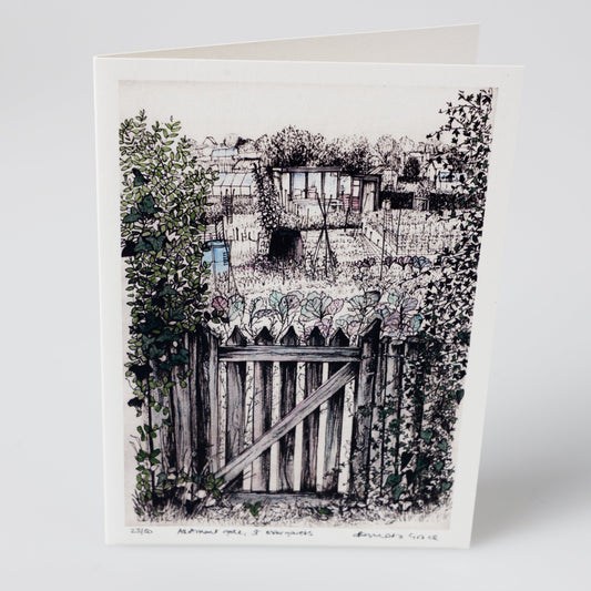 Card - Allotment Gate, St. Margarets. Pamela Grace