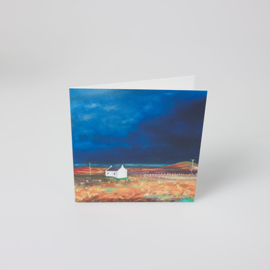 Card - Heavy Blue Skies. Ann Smith