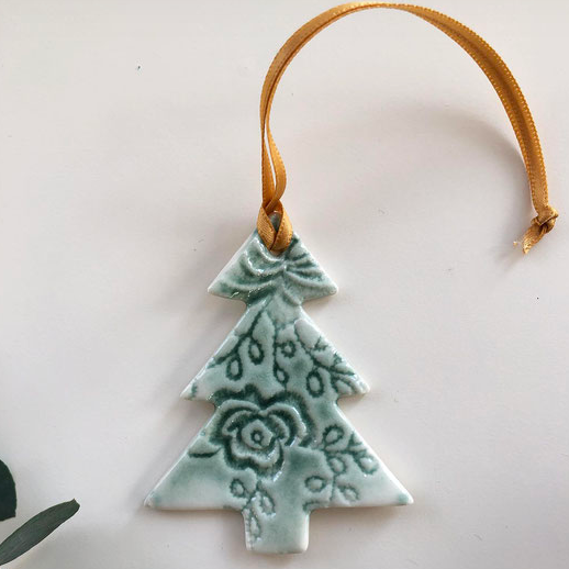 Tree Hanging Decoration - Porcelain